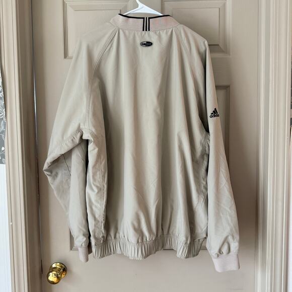 ADIDAS MEN'S CLIMAPROOF TAN PULLOVER - Picture 9 of 9